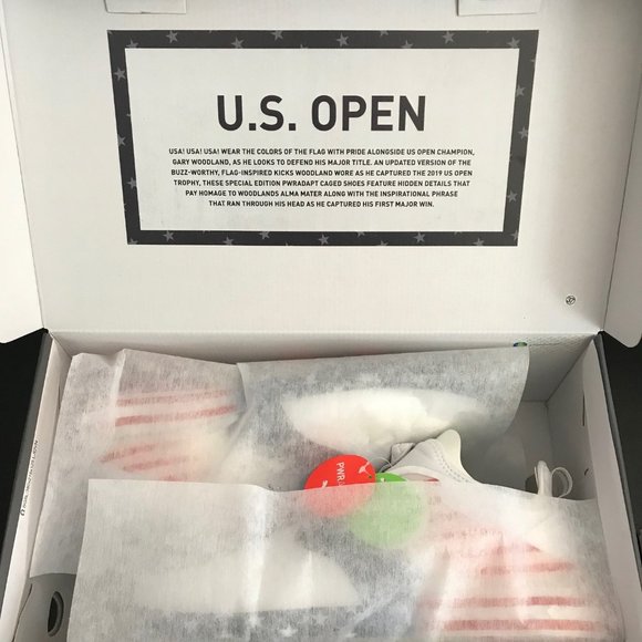 PUMA Limited Edition US OPEN IGNITE PWRADAPT CAGED STARS/STRIPES SHOES SIZE 14 main image 4